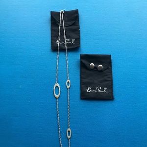 Erwin Pearl chain necklace and earrings